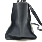 Prada Handbag Vitello Daino Leather Blue — view 4