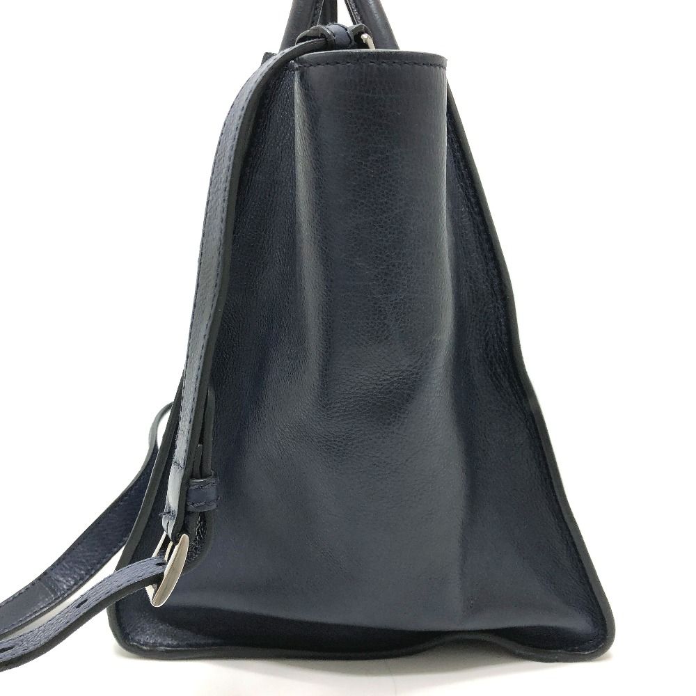 Prada Handbag Vitello Daino Leather Blue — view 3