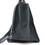 Prada Handbag Vitello Daino Leather Blue — view 3