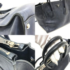 Prada Handbag Vitello Daino Leather Blue — view 7