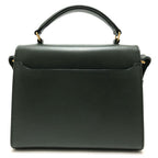 Saint Laurent Paris Handbag Cassandra Mini Top Handle Leather Suede Green — view 2