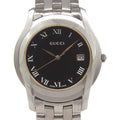 Gucci Class Stainless Steel Quartz Analog Display Black Dial Watch
