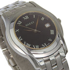 Gucci Class Stainless Steel Quartz Analog Display Black Dial Watch — view 3