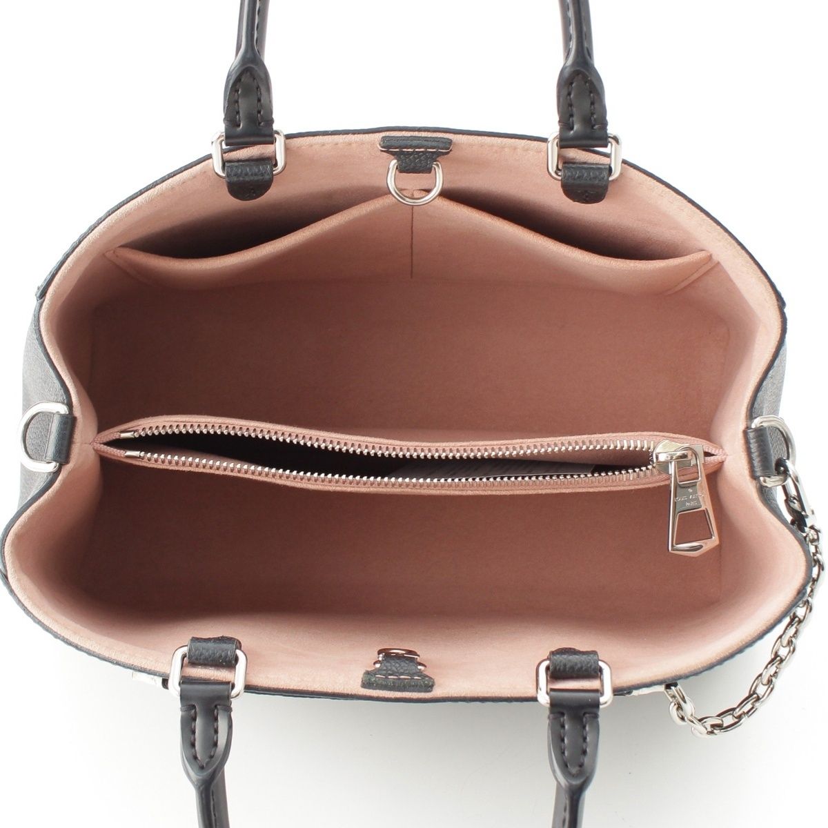 Louis Vuitton Marelle Tote Epi 2-Way Shoulder Handbag Black — view 6