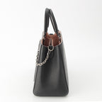 Louis Vuitton Marelle Tote Epi 2-Way Shoulder Handbag Black — view 3