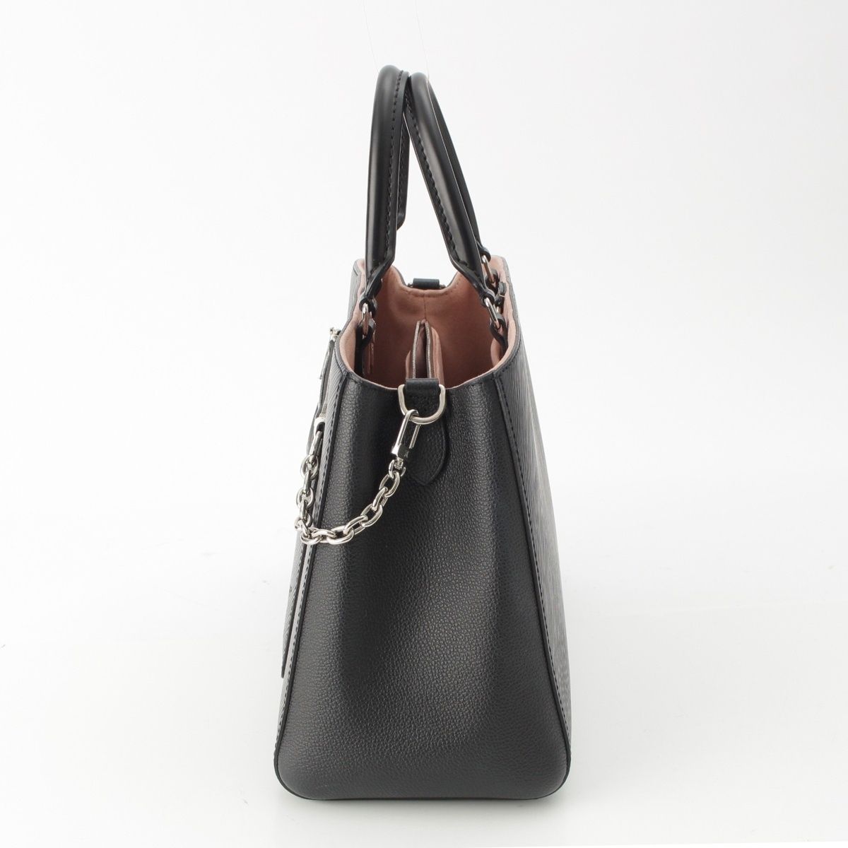 Louis Vuitton Marelle Tote Epi 2-Way Shoulder Handbag Black — view 3