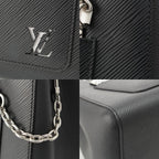 Louis Vuitton Marelle Tote Epi 2-Way Shoulder Handbag Black — view 8