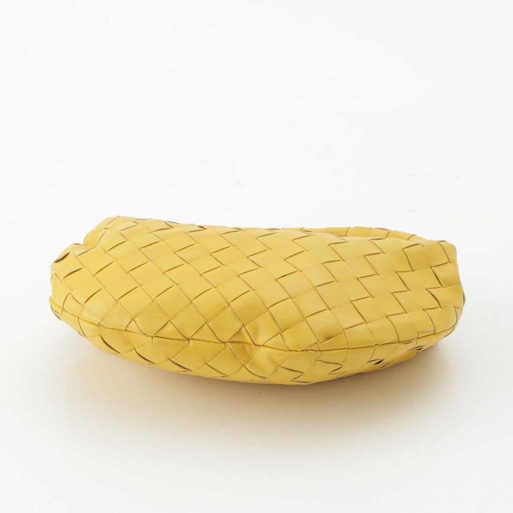 Bottega Veneta Intrecciato Mini Leather Jodie Handbag Yellow — view 5