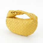 Bottega Veneta Intrecciato Mini Leather Jodie Handbag Yellow — view 2