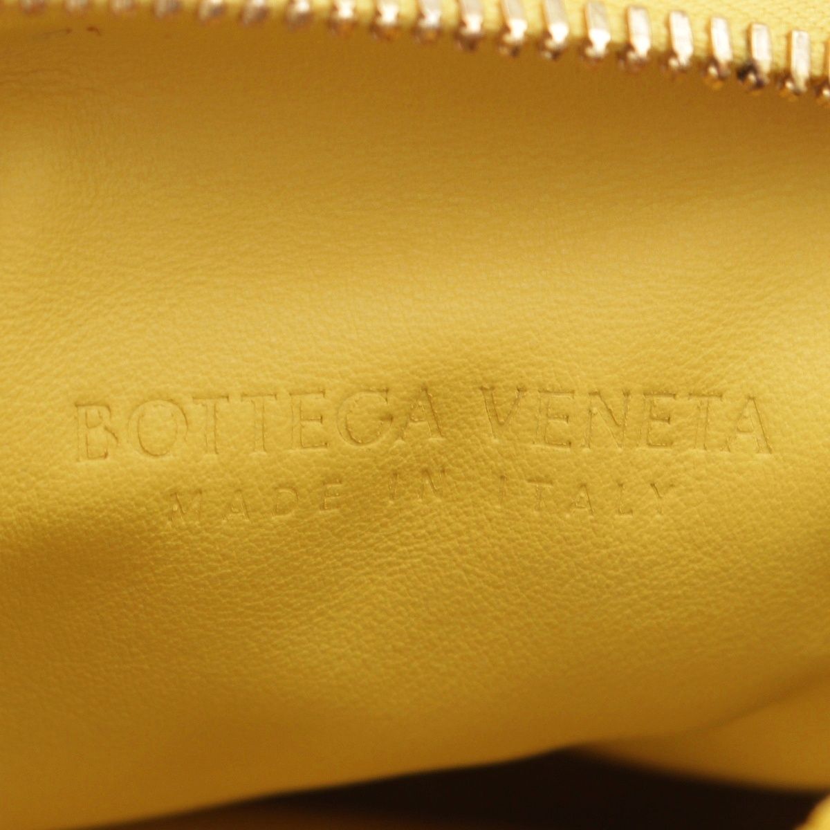 Bottega Veneta Intrecciato Mini Leather Jodie Handbag Yellow — view 7
