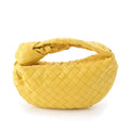 Bottega Veneta Intrecciato Mini Leather Jodie Handbag Yellow