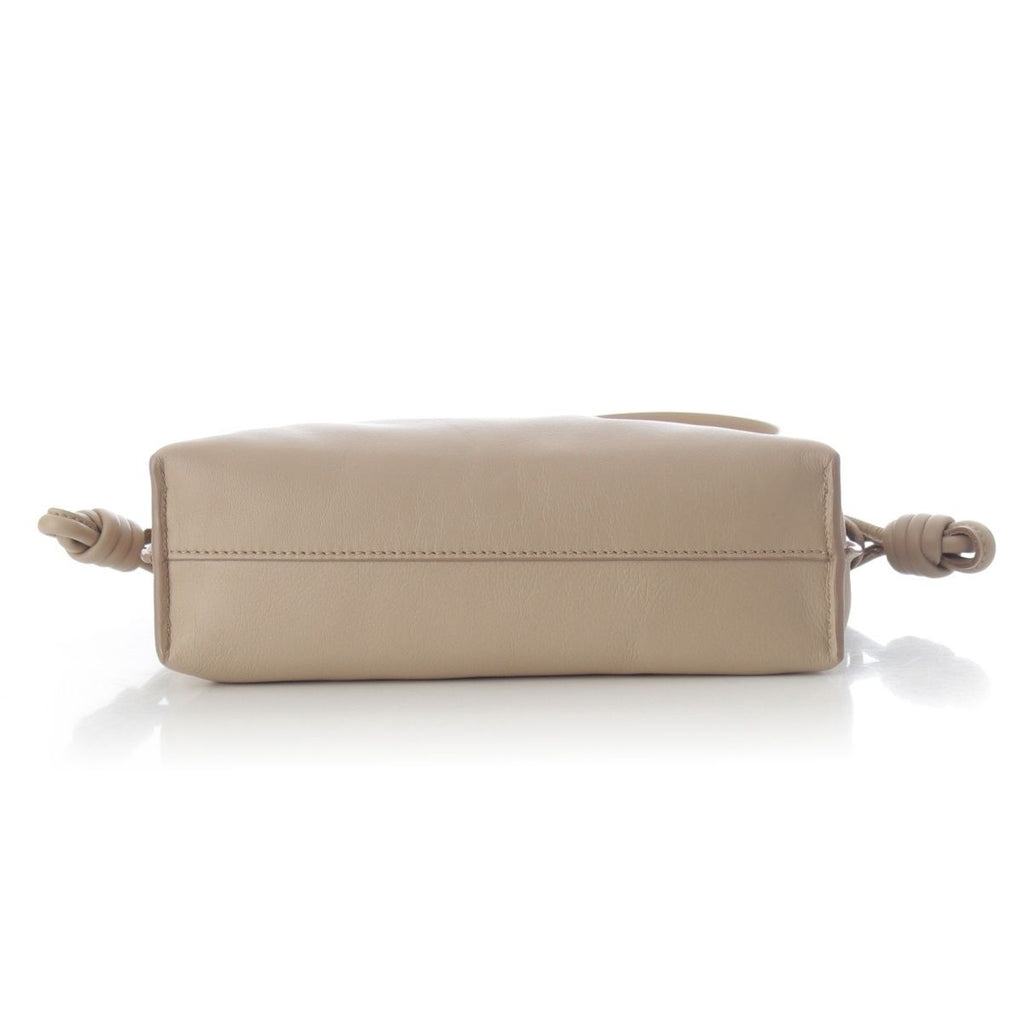 Loewe Flamenco Clutch Mini Napa Cafe Shoulder Bag Sand Beige — view 5