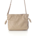 Loewe Flamenco Clutch Mini Napa Cafe Shoulder Bag Sand Beige