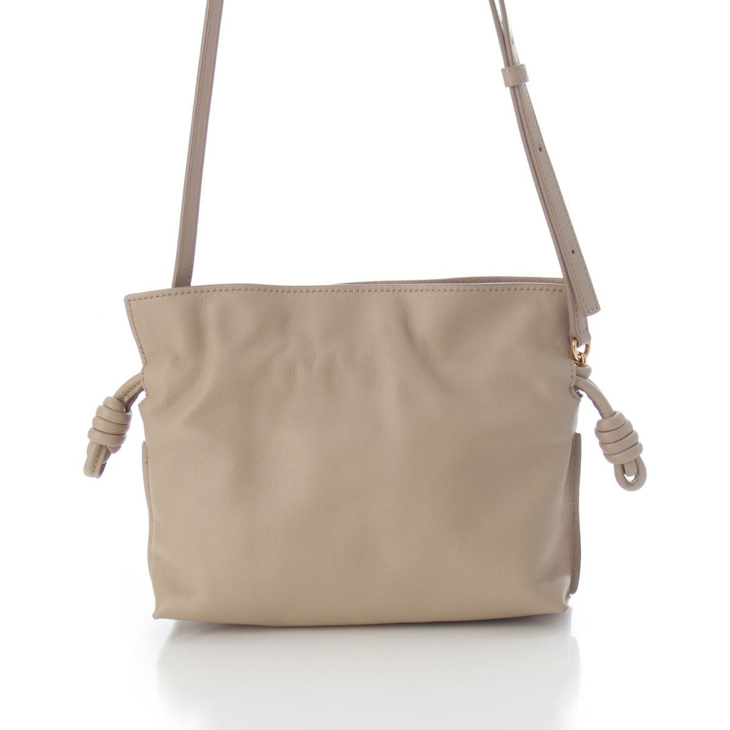 Loewe Flamenco Clutch Mini Napa Cafe Shoulder Bag Sand Beige — view 4