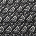 Dior Oblique Wool Reversible Large Black Gray Shoulder — view 4