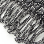 Dior Oblique Wool Reversible Large Black Gray Shoulder — view 3