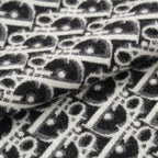 Dior Oblique Wool Reversible Large Black Gray Shoulder — view 5