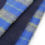 Louis Vuitton Wool Cashmere Echarpe Check with Logo Scarf Blue — view 8