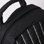 Chanel Sports Line Backpack CC Logo Nylon Stitch Black White — view 5