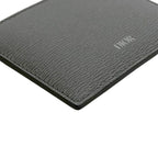 Dior Card Case Gray Holder Leather — view 8