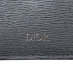 Dior Card Case Gray Holder Leather — view 6