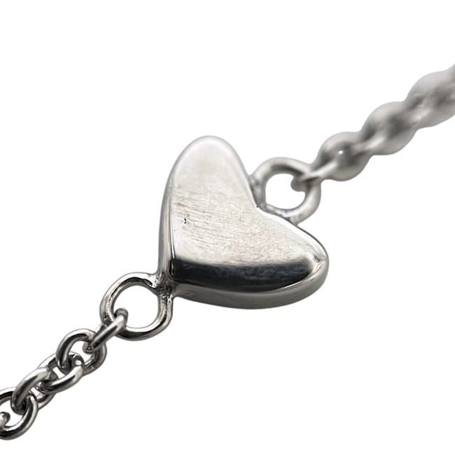 Tiffany & Co Heart Link Lariat Necklace Silver Polished 925 Sterling — view 8