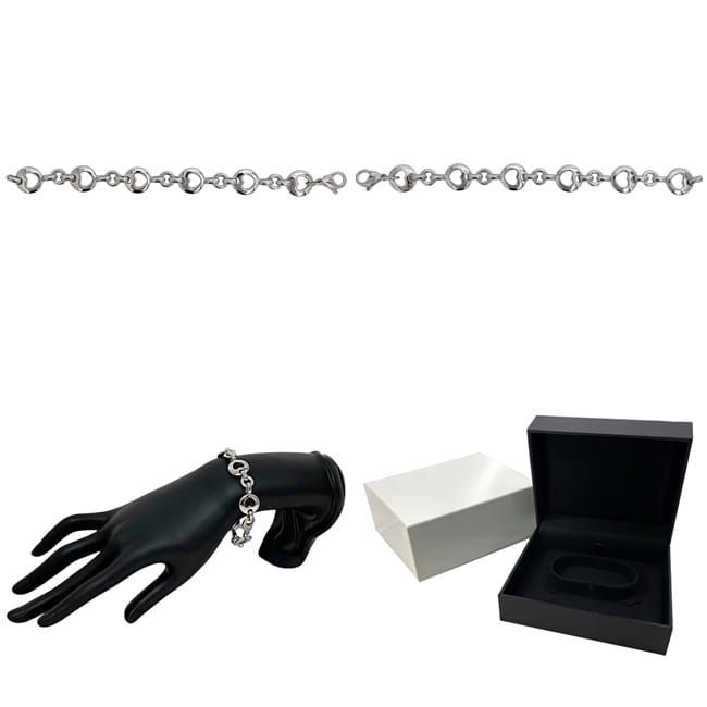 Tiffany & Co Heart Bracelet Silver Polished 925 Sterling — view 2