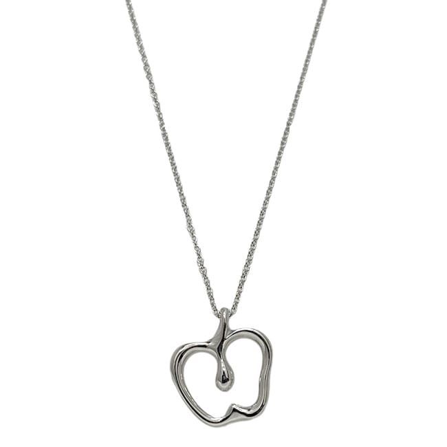Tiffany & Co Apple Necklace Silver Elsa Peretti Polished 925 Sterling — view 3