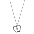 Tiffany & Co Apple Necklace Silver Elsa Peretti Polished 925 Sterling — view 3