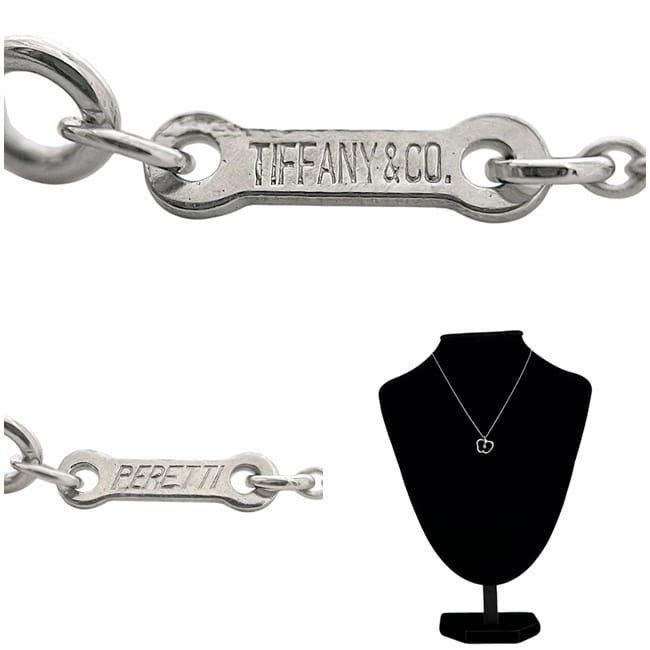 Tiffany & Co Apple Necklace Silver Elsa Peretti Polished 925 Sterling — view 9