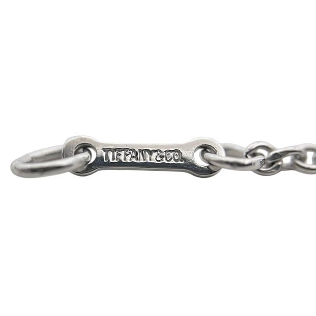 Tiffany & Co Open Heart Necklace Silver Elsa Peretti Polished 925 Sterling 22 — view 5