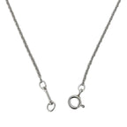 Tiffany & Co Open Heart Necklace Silver Elsa Peretti Polished 925 Sterling 22 — view 4