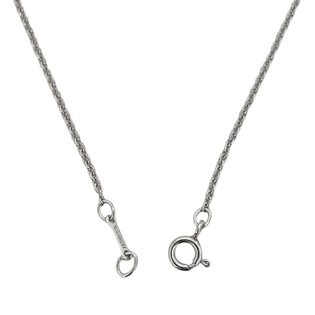 Tiffany & Co Open Heart Necklace Silver Elsa Peretti Polished 925 Sterling 22 — view 4