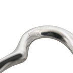 Tiffany & Co Open Heart Necklace Silver Elsa Peretti Polished 925 Sterling 22 — view 8
