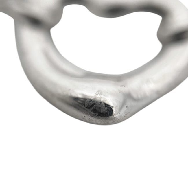 Tiffany & Co Open Heart Bracelet Silver Elsa Peretti Polished 925 Sterling — view 6