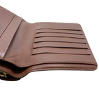 Louis Vuitton Bifold Wallet Porte Papier Zip Brown Monogram Canvas — view 7