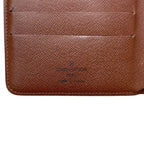 Louis Vuitton Bifold Wallet Porte Papier Zip Brown Monogram Canvas — view 5