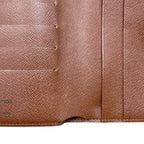 Louis Vuitton Bifold Wallet Porte Papier Zip Brown Monogram Canvas — view 8