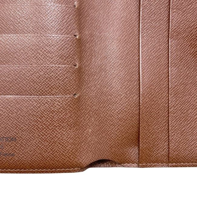 Louis Vuitton Bifold Wallet Porte Papier Zip Brown Monogram Canvas — view 8
