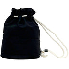 Chanel Drawstring Bag Black Pool Bag Canvas Vinyl — view 2