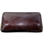 Louis Vuitton Zip Around Wallet Zippy Amarante Monogram Vernis Leather — view 9