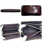 Louis Vuitton Zip Around Wallet Zippy Amarante Monogram Vernis Leather — view 2