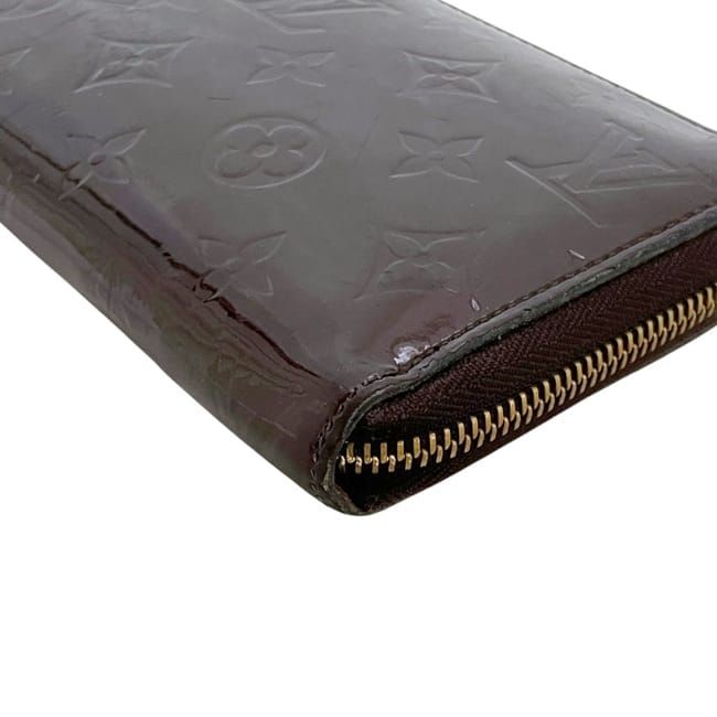 Louis Vuitton Zip Around Wallet Zippy Amarante Monogram Vernis Leather — view 7