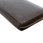 Louis Vuitton Zip Around Wallet Zippy Amarante Monogram Vernis Leather — view 7