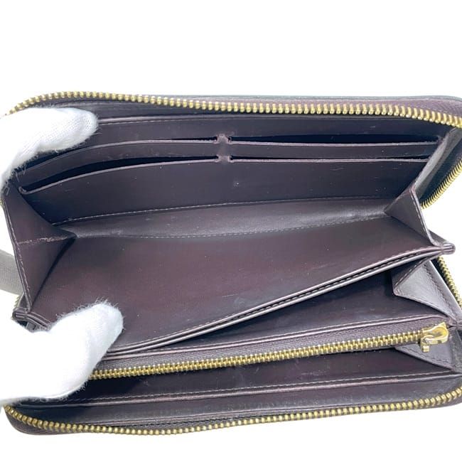 Louis Vuitton Zip Around Wallet Zippy Amarante Monogram Vernis Leather — view 3