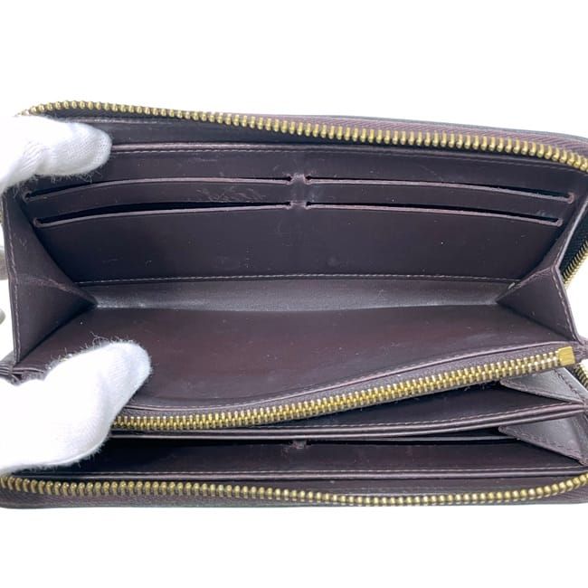 Louis Vuitton Zip Around Wallet Zippy Amarante Monogram Vernis Leather — view 5