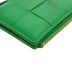 Bottega Veneta Bifold Wallet Green Maxi Intrecciato Compact Leather — view 7
