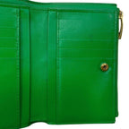 Bottega Veneta Bifold Wallet Green Maxi Intrecciato Compact Leather — view 6