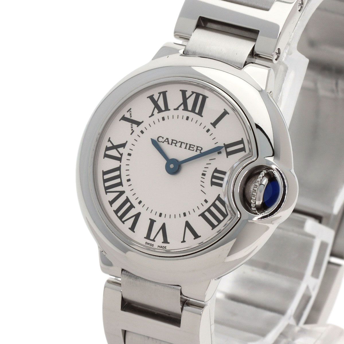 Cartier Baron Blue SM 28 Watch SS — view 3