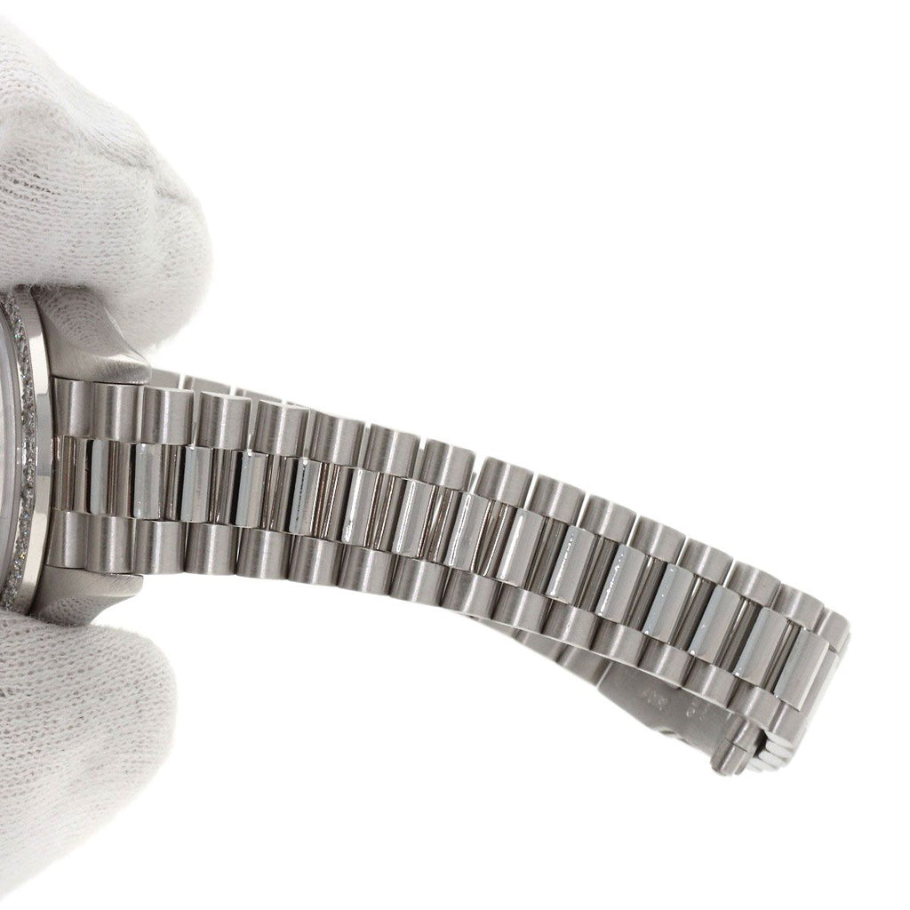 Rolex Datejust Diamond Watch PT — view 9